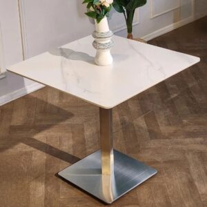 Table carrée en quartz artificiel 80*80