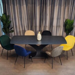 Table rectangulaire en quartz artificiel 220*100 cm