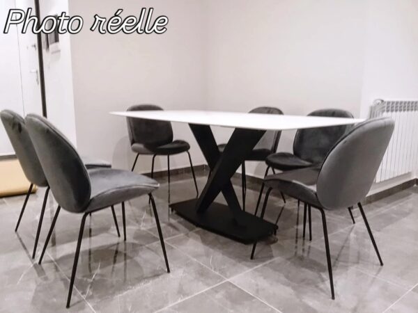 Table rectangulaire en quartz artificiel 180*90 cm - Image 6