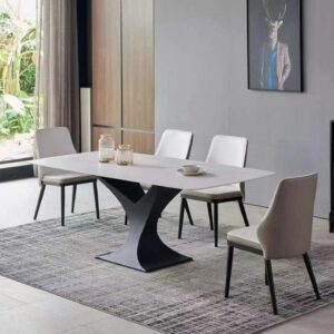 Table rectangulaire en quartz artificiel 180*90 cm