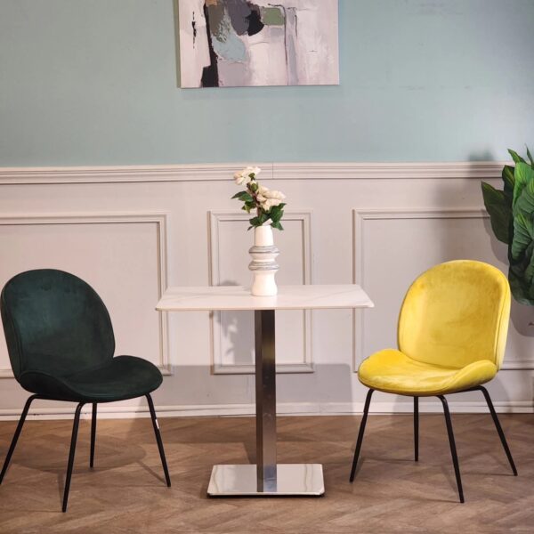Table carrée en quartz artificiel 60×60 - Image 4