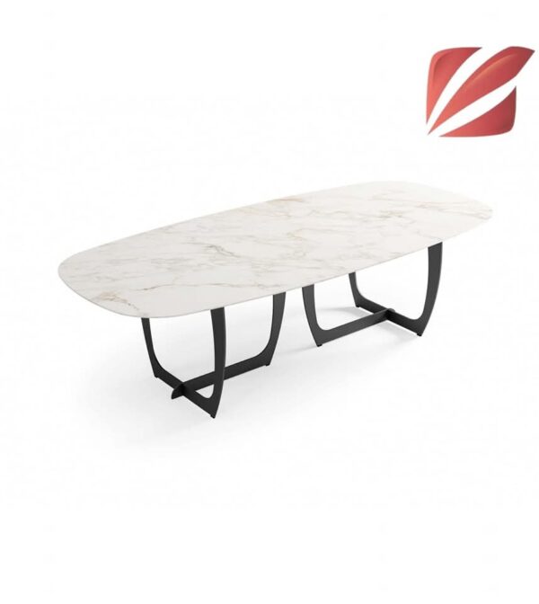 Table en quartz artificiel Apple 220*100 cm