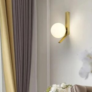 Applique murale moderne à un globe