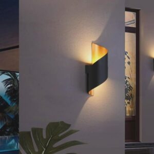 Applique murale LED torsadée (spirale