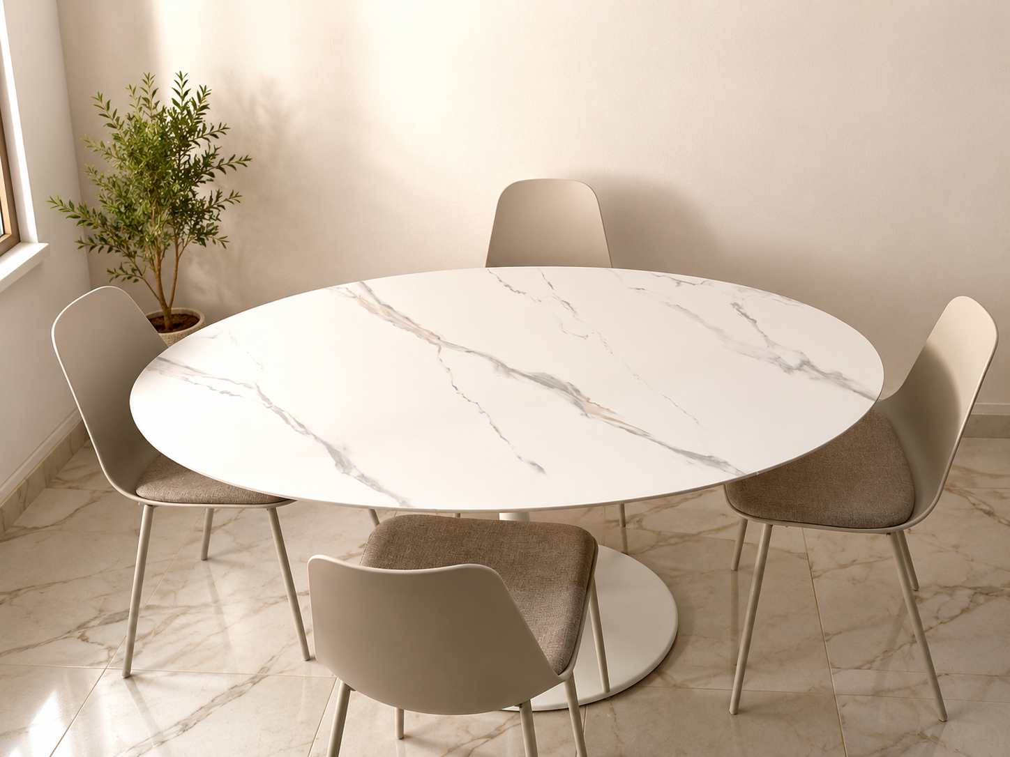 Table à manger ovale Tulipe Saarinen 160 cm - Image 11