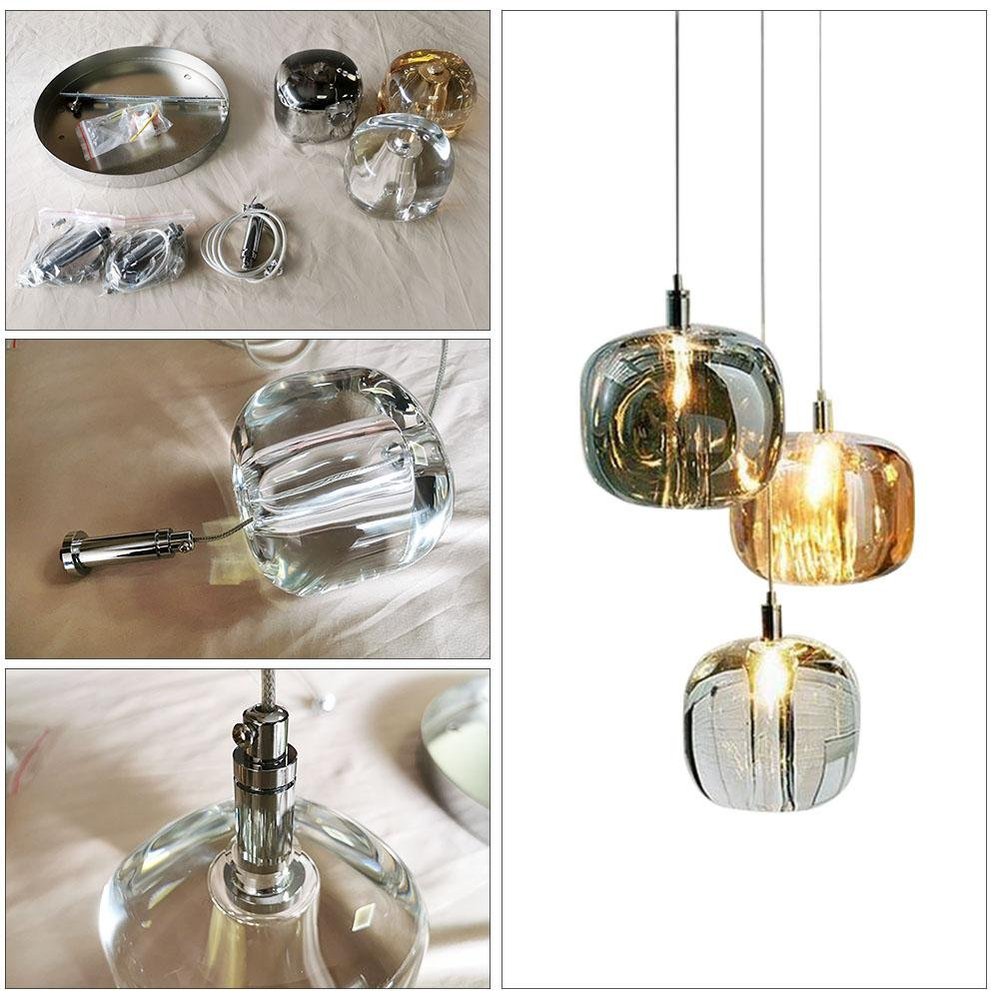 Suspension BLD en cristal – Ø10 x H15 cm - Image 6