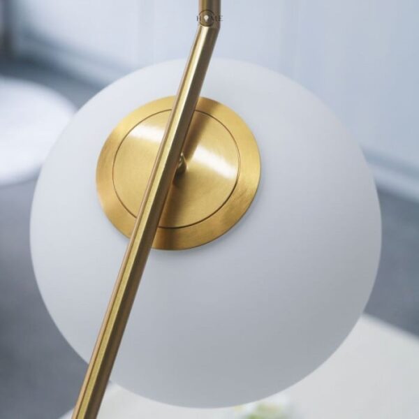 Suspension boule moderne dorée – Ø200 mm - Image 4