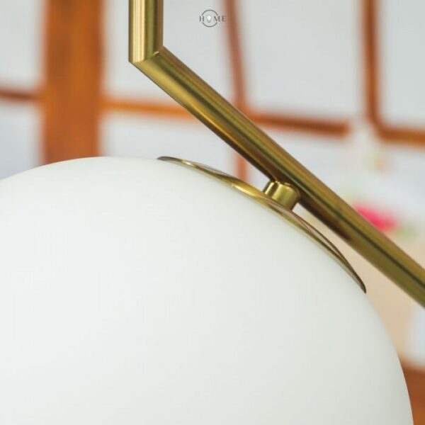 Suspension boule moderne dorée – Ø200 mm - Image 7