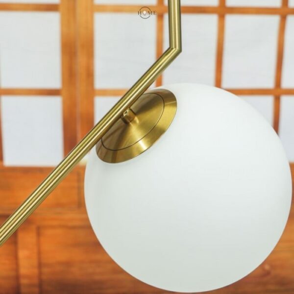 Suspension boule moderne dorée – Ø200 mm - Image 8