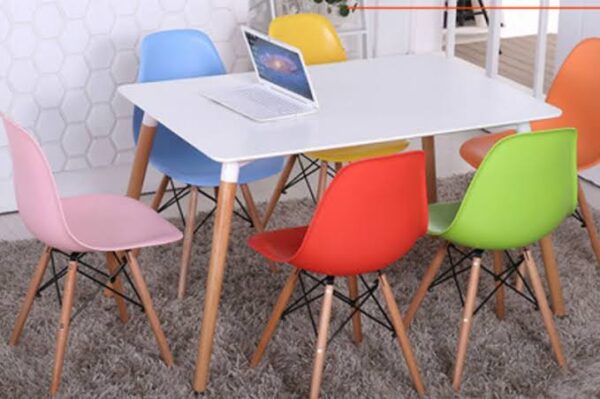Table Eames rectangulaire 120x80 cm - Image 3