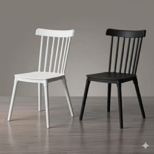 Chaise bistrot – Pieds blancs ou noirs
