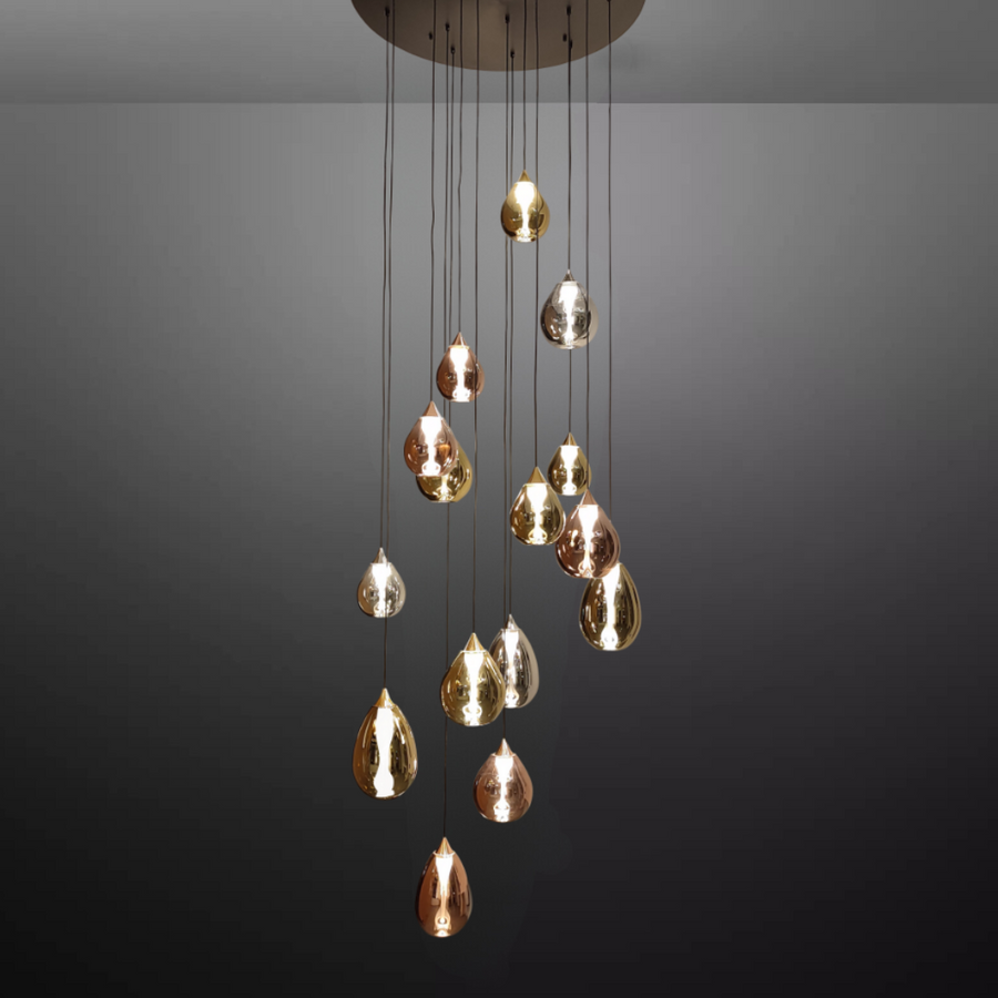 Suspension en verre en forme de poire - Image 17