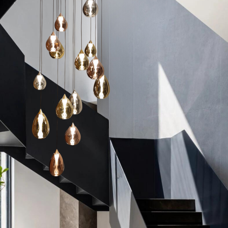 Suspension en verre en forme de poire - Image 18