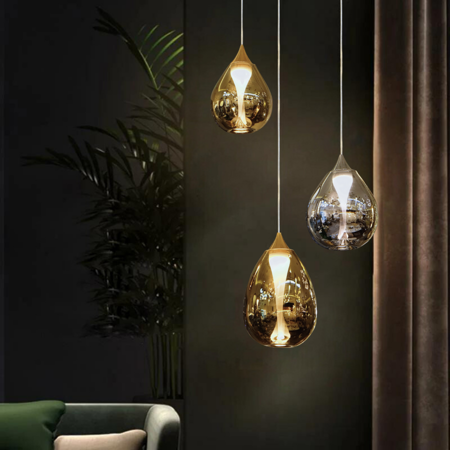 Suspension en verre en forme de poire - Image 25