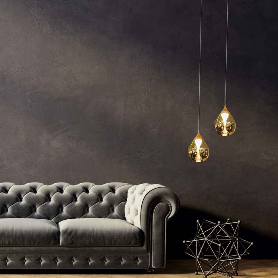 Suspension en verre en forme de poire - Image 22