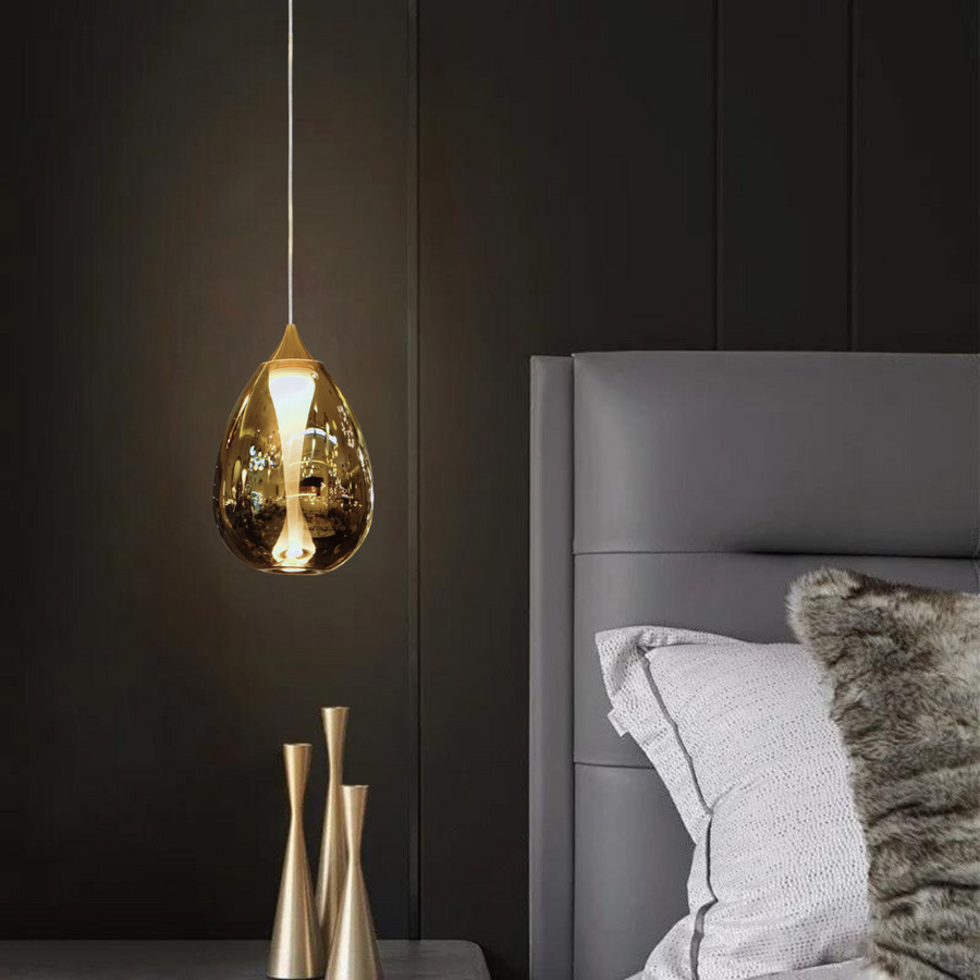 Suspension en verre en forme de poire - Image 23