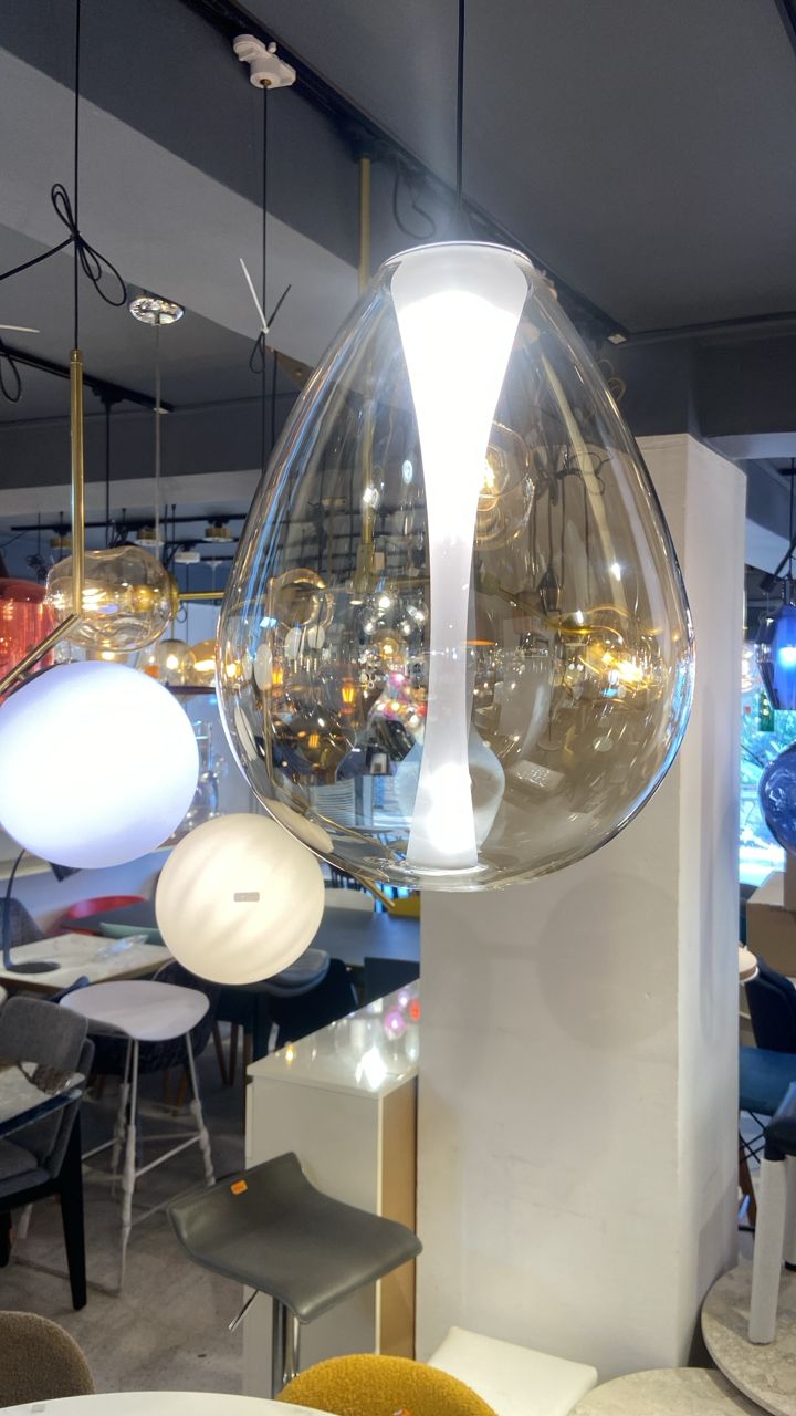 Suspension en verre en forme de poire - Image 26