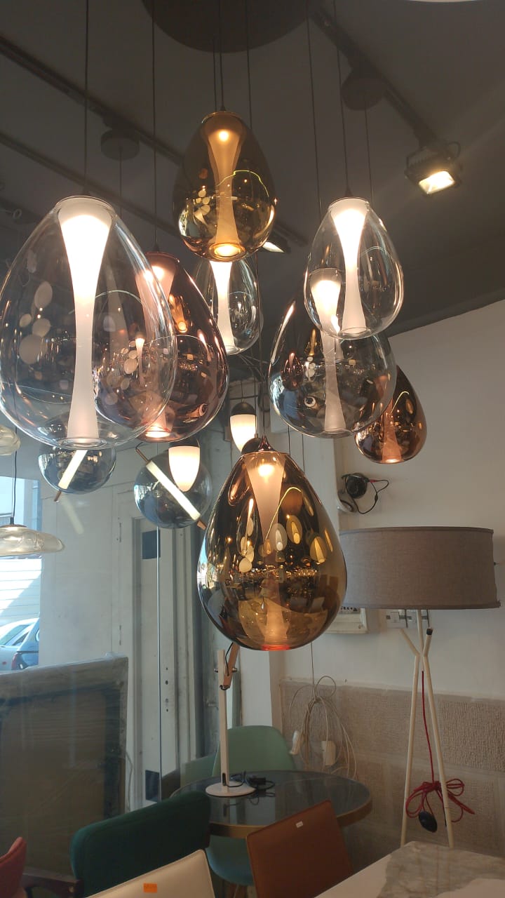 Suspension en verre en forme de poire - Image 13