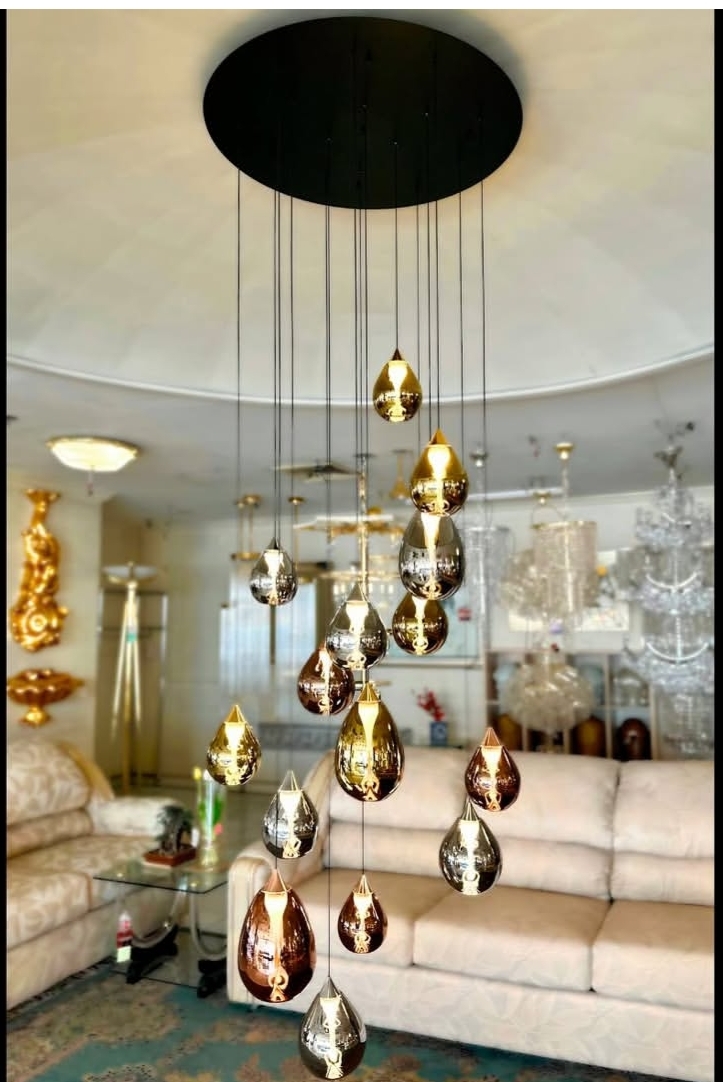 Suspension en verre en forme de poire - Image 7