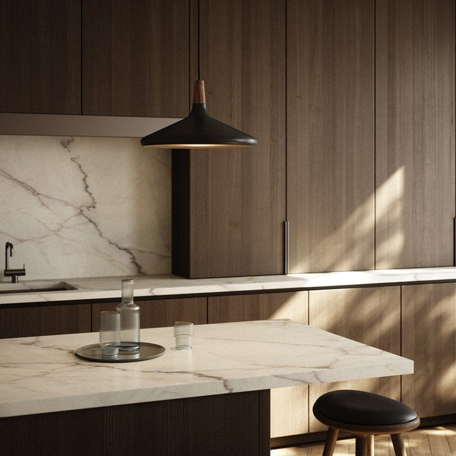 Suspension moderne design en métal et bois - Image 9