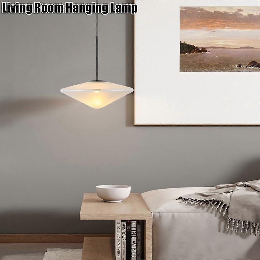 Suspension Design Minimaliste en Verre Dépoli - - Image 7