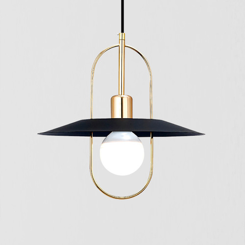 Suspension Design Moderne Or et Noir/Blanc - Image 2