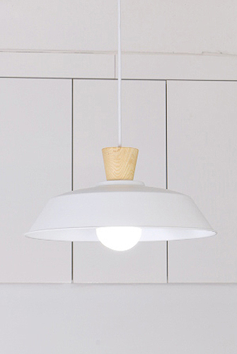 Suspension Design Scandinave "Lumi" – Métal et Bois Naturel - Image 3