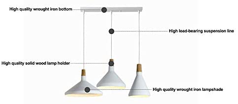 Suspension moderne design en métal et bois - Image 27