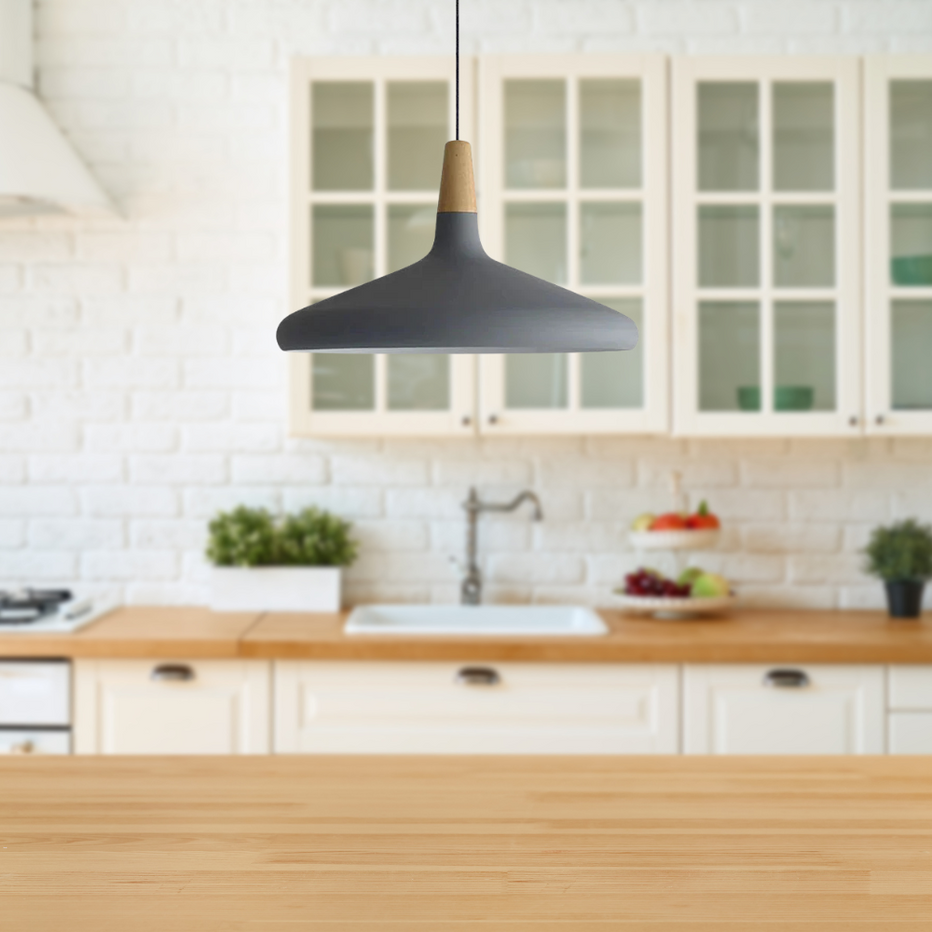 Suspension moderne design en métal et bois - Image 17