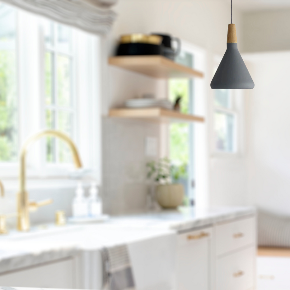 Suspension moderne design en métal et bois - Image 18