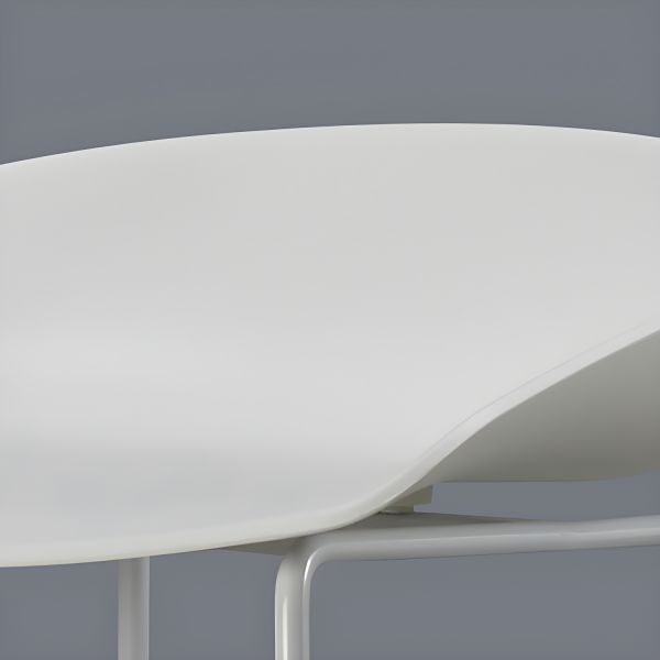 Tabouret Hay Haut – Pieds Métal (Blanc, Noir) & Assise en Polypropylène - Image 3