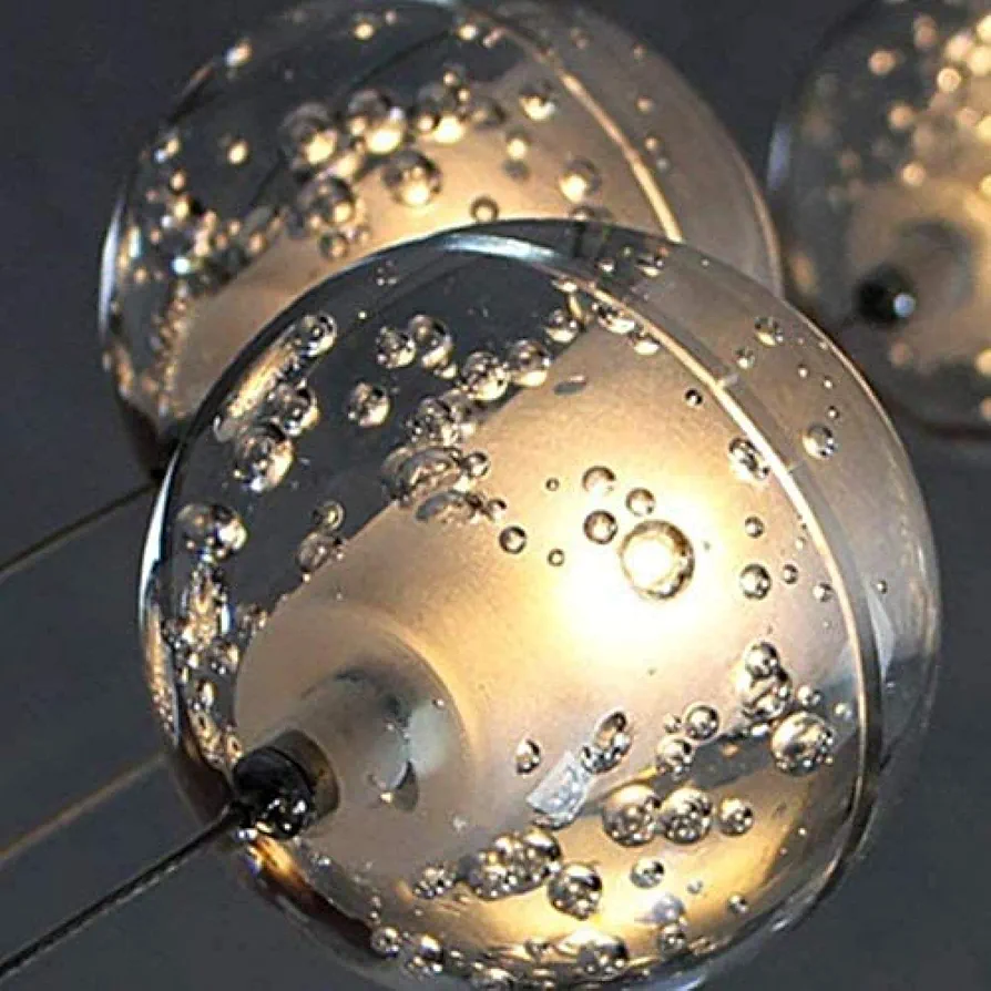 Suspension "Crystal Bubble" – Éclat de Gouttes d’Eau - Image 2