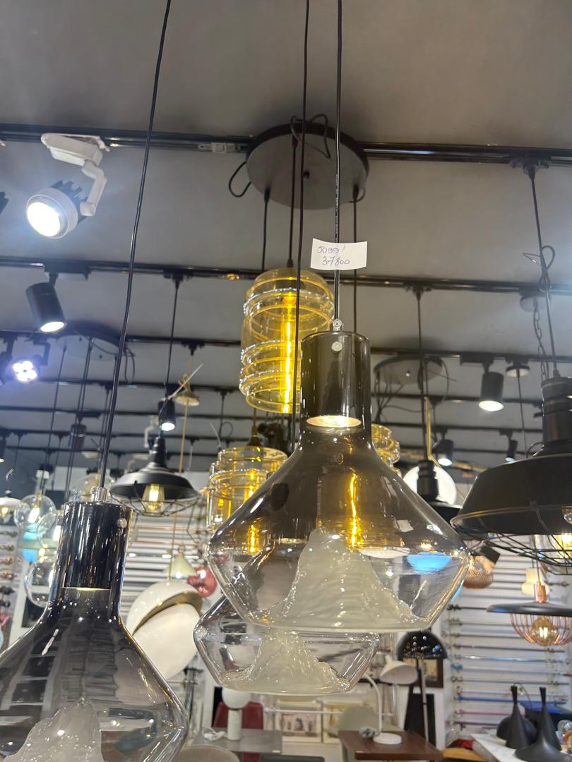 Suspension Montagne en Verre Fumé - Image 5