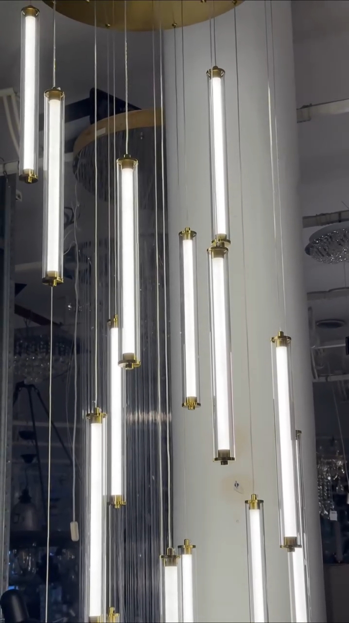 Suspension moderne tubes LED - Image 16