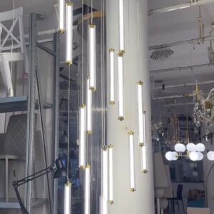 Suspension moderne tubes LED