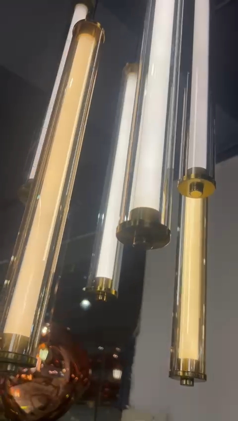 Suspension moderne tubes LED - Image 20