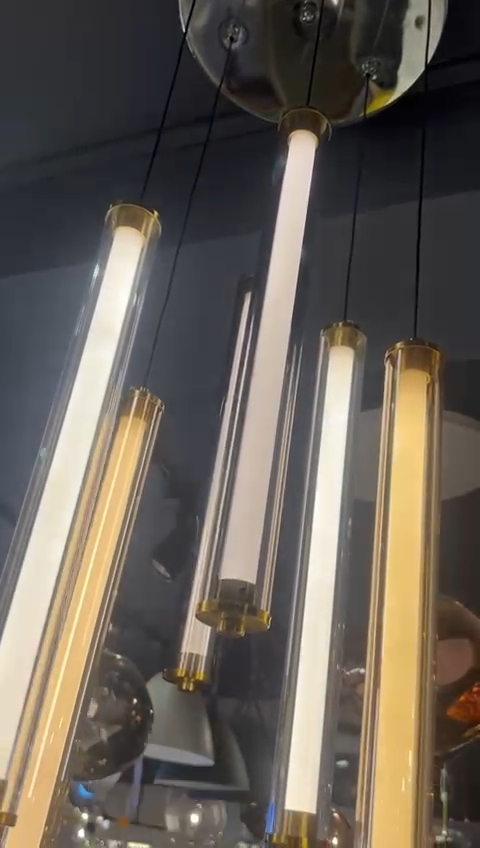 Suspension moderne tubes LED - Image 22