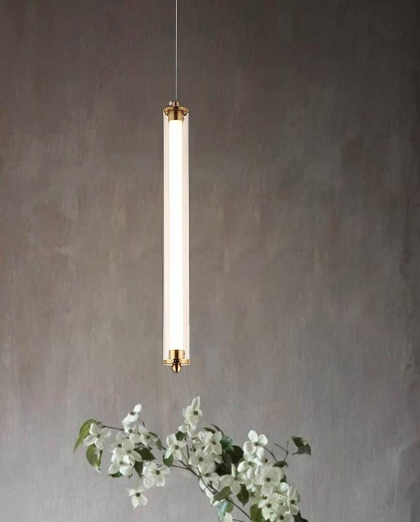 Suspension moderne tubes LED - Image 8