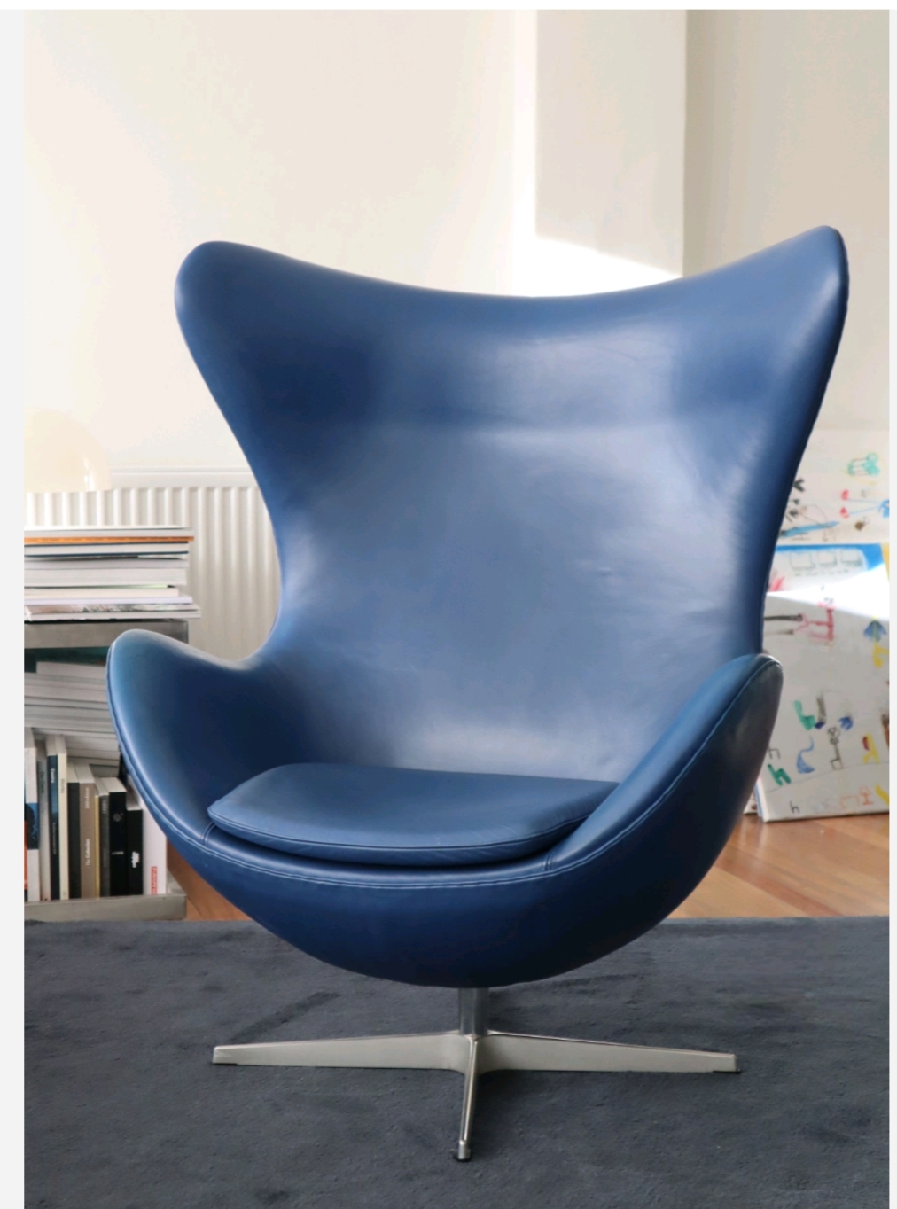 Egg Chair Confortable avec Repose-Pied – Couleurs Variées - Image 15