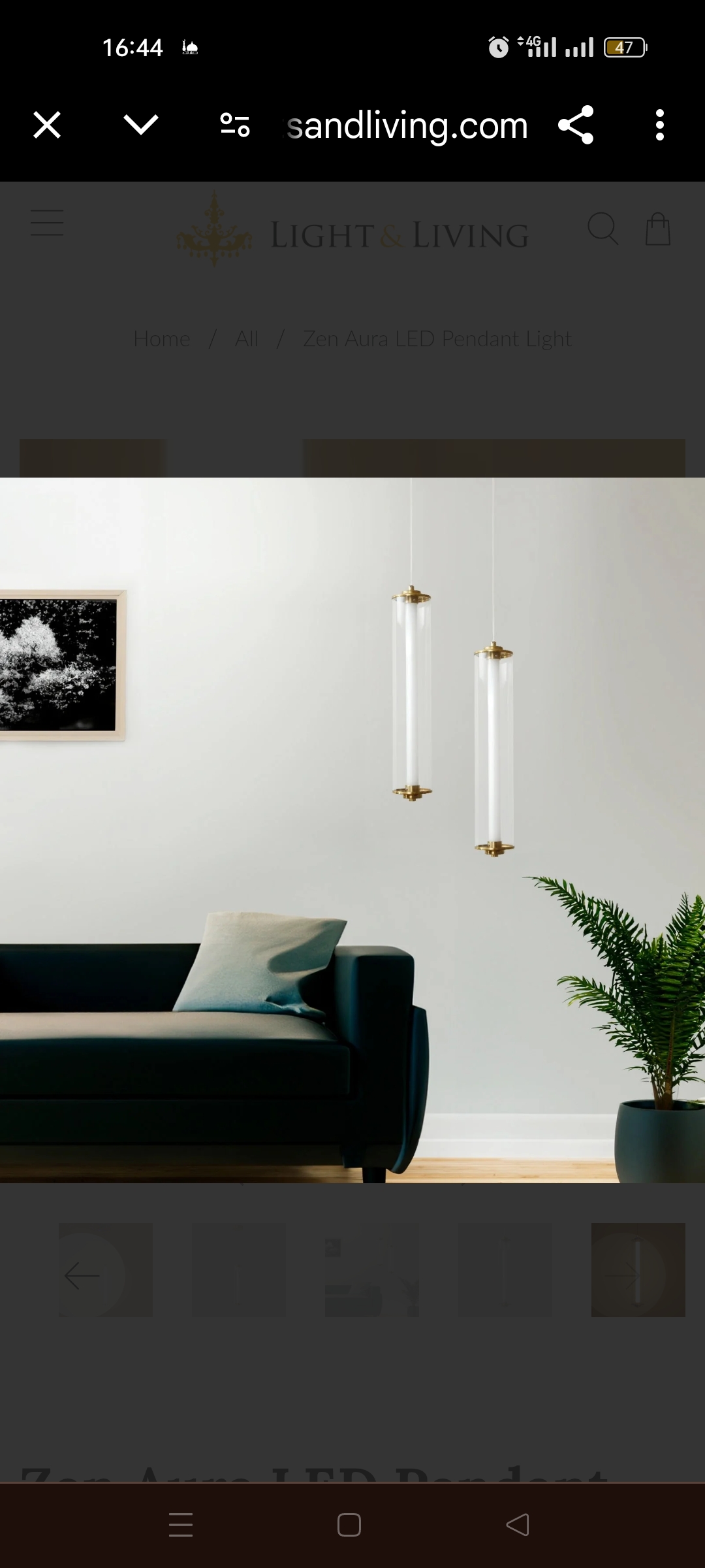 Suspension moderne tubes LED - Image 12