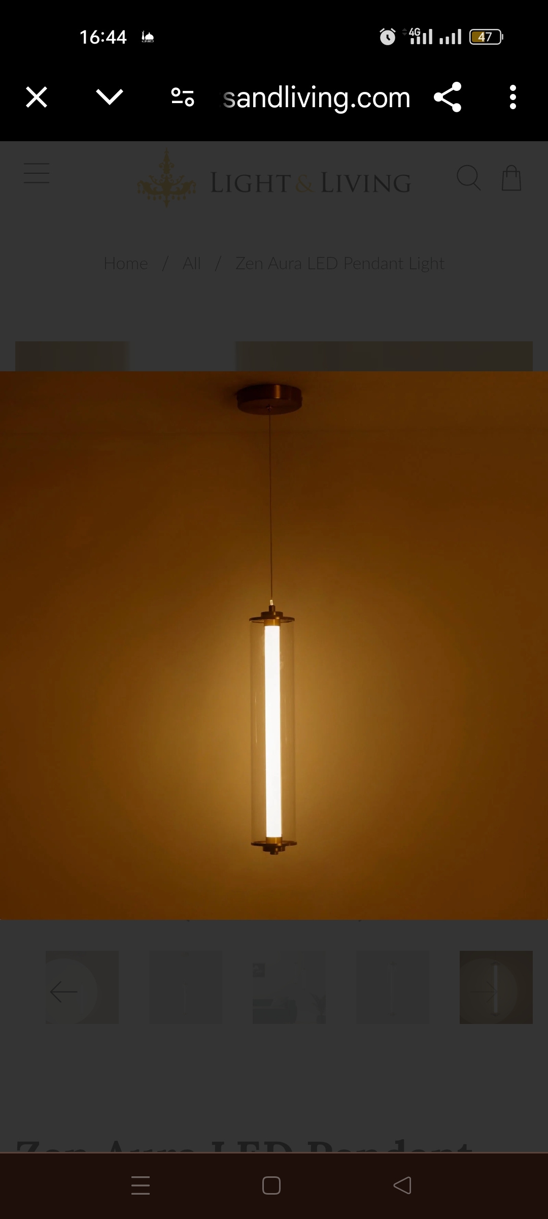 Suspension moderne tubes LED - Image 10