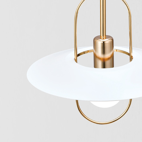 Suspension Design Moderne Or et Noir/Blanc - Image 5