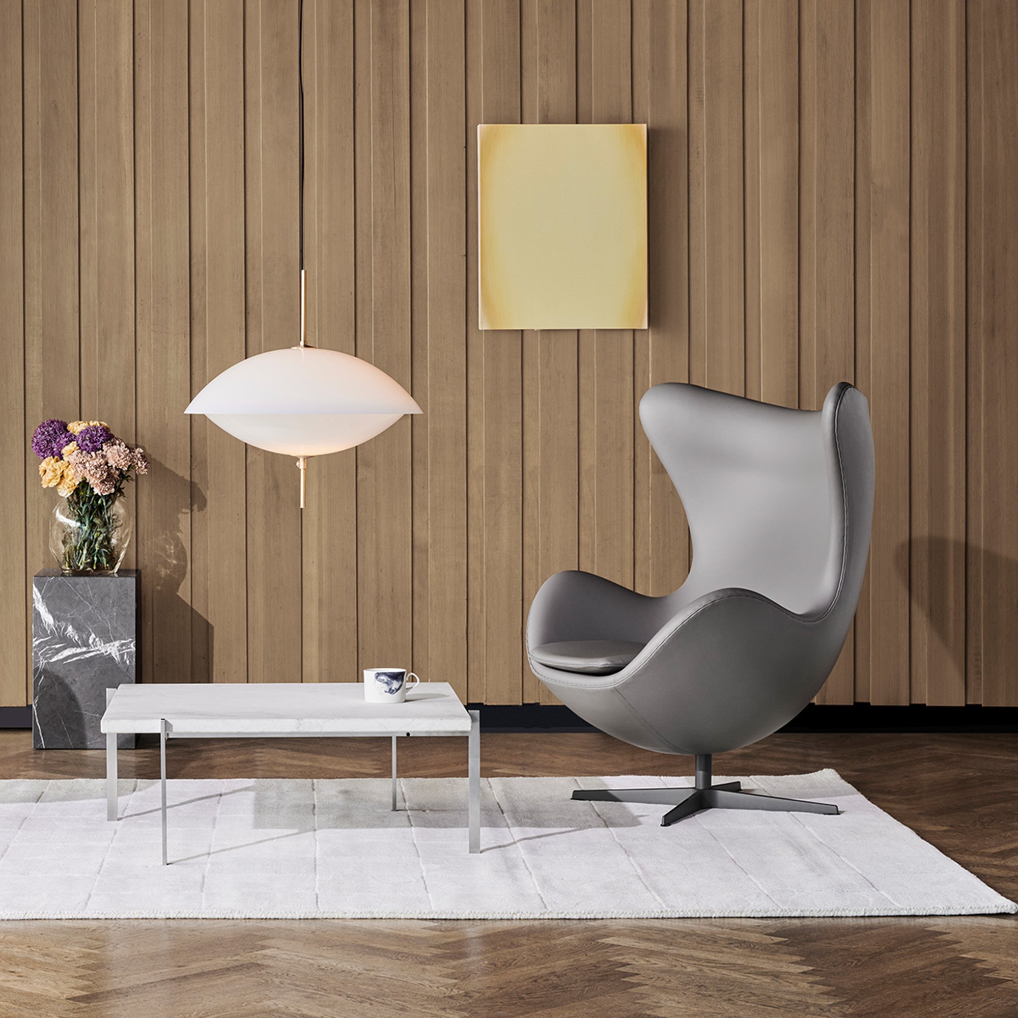 Egg Chair Confortable avec Repose-Pied – Couleurs Variées - Image 9