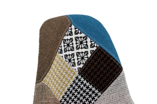 Chaise DSW Patchwork Multicolore – Design Scandinave Inspiré Eames - Image 3