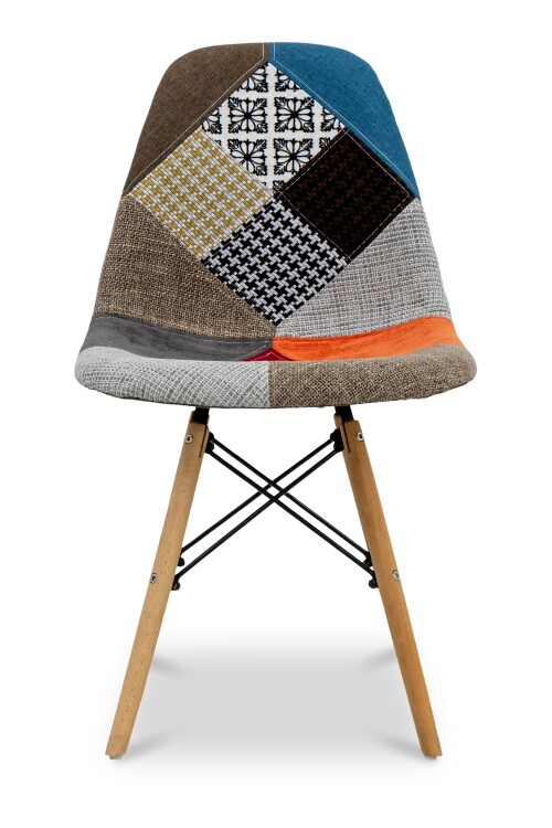 Chaise DSW Patchwork Multicolore – Design Scandinave Inspiré Eames - Image 7