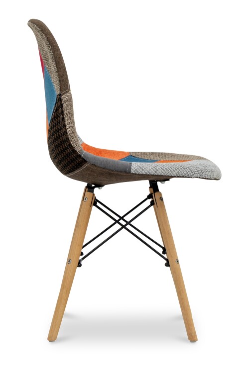 Chaise DSW Patchwork Multicolore – Design Scandinave Inspiré Eames - Image 5