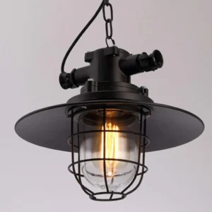 Suspension Industrielle Vintage "Workshop" [Noir / Anthracite]