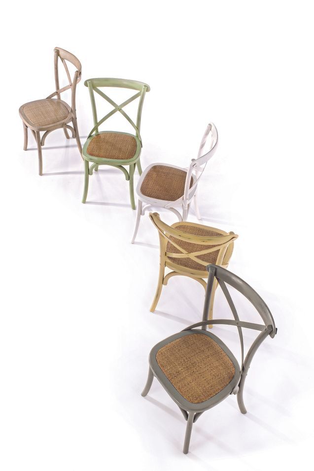 Chaise Bistrot couleur laqué