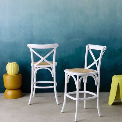 Chaise Bistrot haute couleur laqué - Image 30