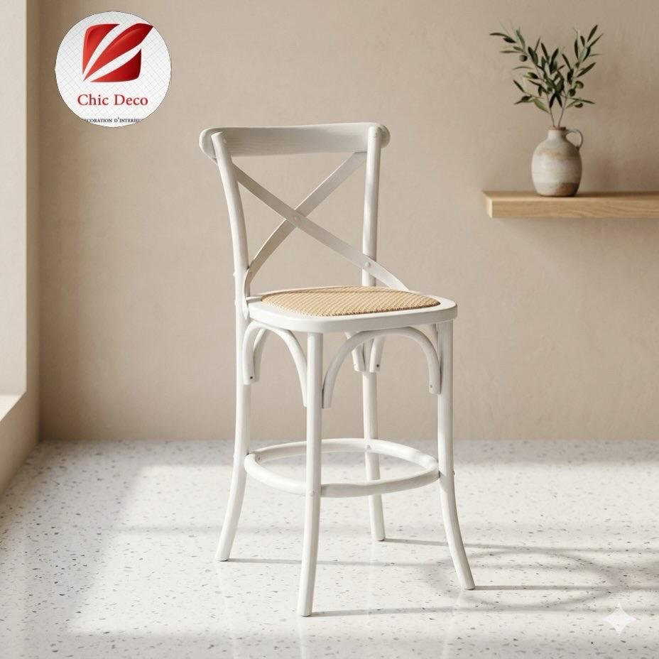 Chaise Bistrot haute couleur laqué - Image 16